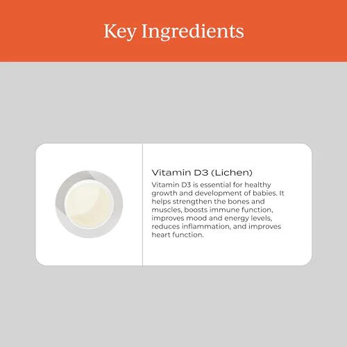 CYMBIOTIKA Kids Vitamin D3 Drops - Immune Support, Brain Health, Vegan, 28 Servings, 0.5 oz - Image 3