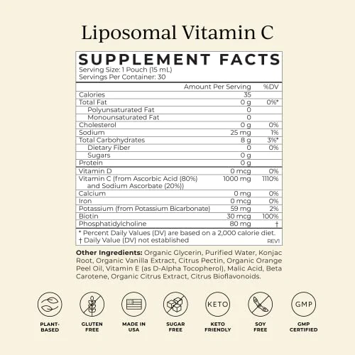 CYMBIOTIKA Liposomal Vitamin C & D3 Bundle - Immune Support, Collagen & Bone Health - 30 Packets - Image 4