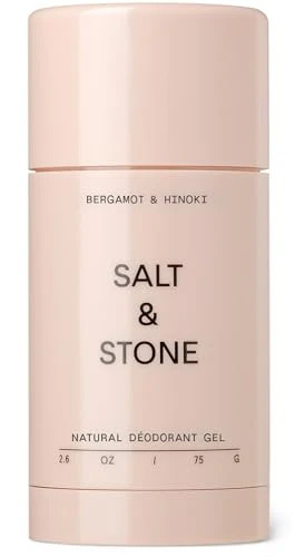 SALT & STONE Sensitive Skin Deodorant - Moisturizing Probiotics, Bergamot & Hinoki - 2.6oz