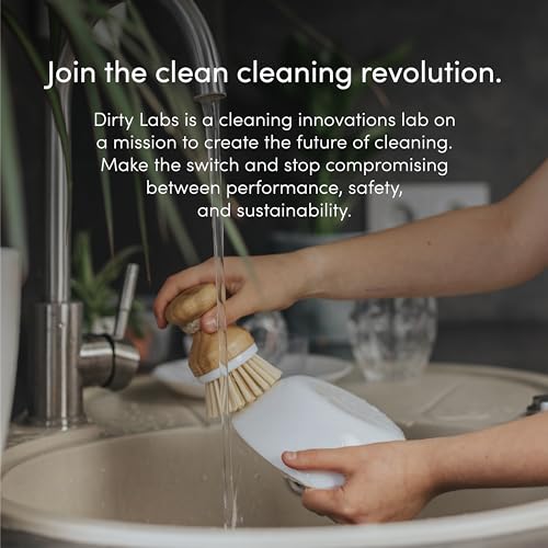Dirty Labs Dishwasher Detergent - Ultra Clean, Nontoxic Bioenzymes, Scent Free - 48 Loads - Image 6