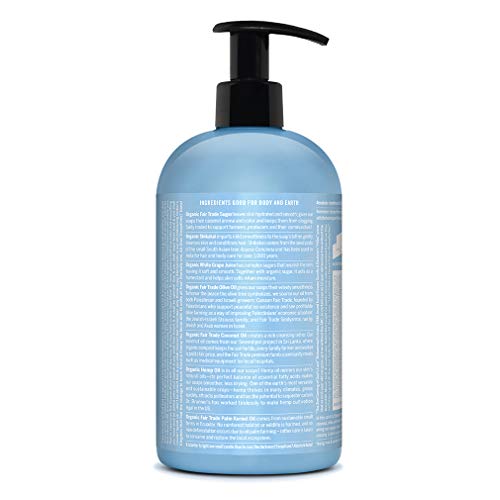Dr. Bronner’s Organic Sugar Soap - Nourishing, Fair Trade Ingredients, Unscented - 24oz - Image 2