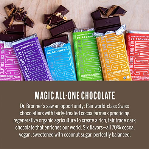 Dr. Bronner's Magic All-One Chocolate - Fair Trade Nutty Delights, 6 Count Variety Box - Image 5