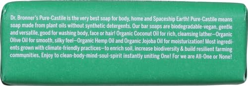 DR. BRONNER's All-One Hemp Almond Bar Soap - Luxurious Lather, Organic Ingredients - 5 oz - Image 10
