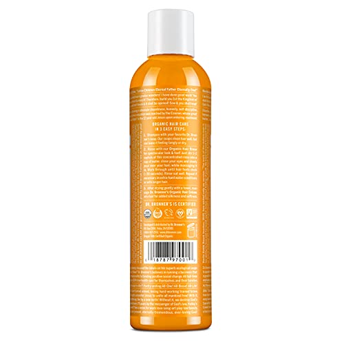 Dr. Bronner's Organic Hair Rinse - Nourishing Citrus Conditioner, Fair Trade Ingredients - 8oz - Image 2