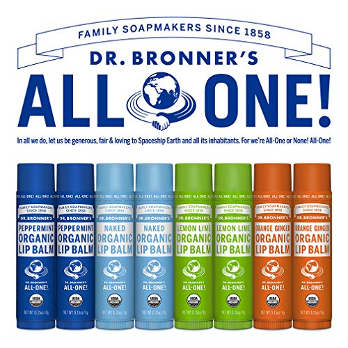 Dr. Bronner's Organic Lip Balm - Moisturizes & Protects, No Synthetic Ingredients - 6-Pack - Image 7