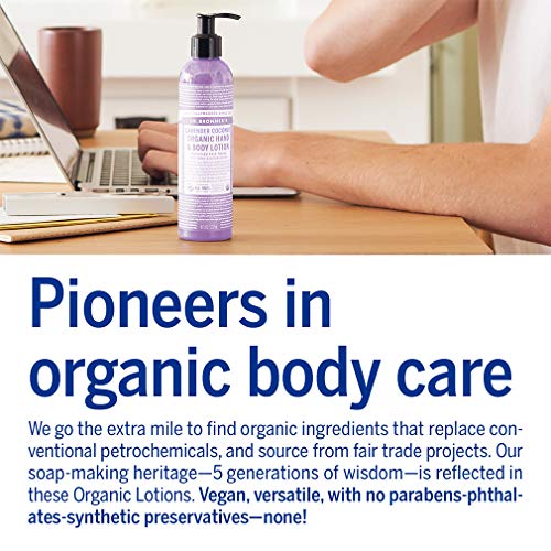 Dr. Bronner's Organic Body Lotion - Nourishing Lavender Coconut, Vegan, Non-GMO - 8oz - Image 4