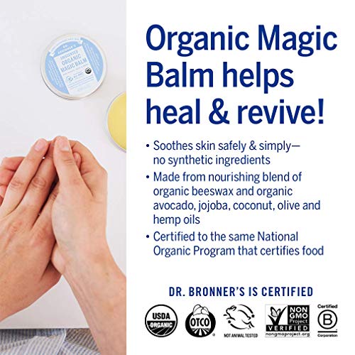 Dr. Bronner's Baby Moisturizing Cream - Soothes Diaper Rash, Organic Beeswax & Hemp Oil - 2 oz - Image 5