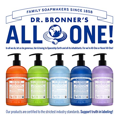 Dr. Bronner’s Organic Sugar Body Soap - Nourishes & Hydrates, Lavender Scent - 24oz - Image 6