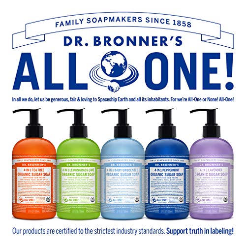 Dr. Bronner's Body Soap - Nourishing Organic Sugar & Shikakai, Vegan, 12oz for Hands & Hair - Image 6