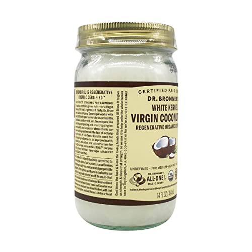 Dr. Bronner's Body Oil - Fair Trade, Vegan, USDA Organic - 14 fl oz Virgin Coconut Oil - Image 8