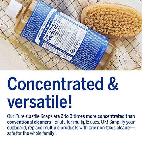 Dr. Bronner's Personal Care Set - Organic Peppermint Soap & Hand Sanitizer, Non-GMO - 34oz - Image 4
