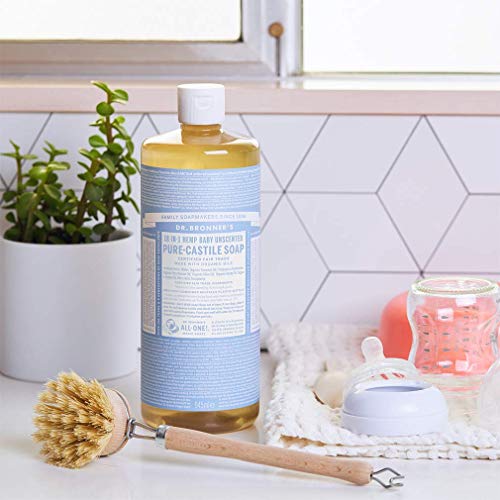 Dr. Bronner's Pure-Castile Liquid Soap - Organic & Fair Trade, For Sensitive Skin - 32oz - Image 7