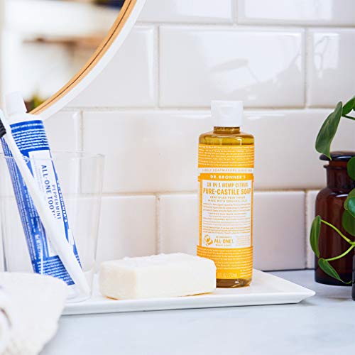 Dr. Bronner's Body Soap - Organic Oils, 18 Uses: Face, Body, Hair, Laundry - 8oz - Image 3