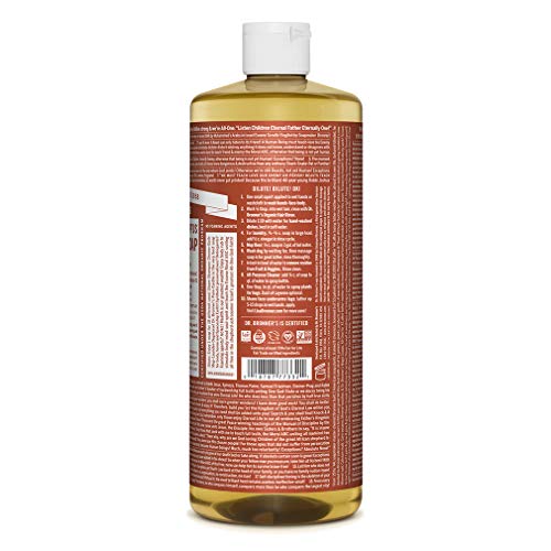 Dr. Bronner's Body Soap - Organic Oils, Fair Trade Ingredients, Vegan - Eucalyptus, 32oz 2-Pack - Image 2