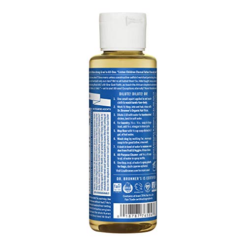 Dr. Bronner's Body Soap - Organic & Fair Trade, Multi-Purpose Uses - Peppermint, 4 oz - Image 2