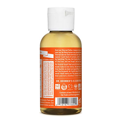 Dr. Bronner's Pure-Castile Liquid Soap - Organic Oils, Vegan, Multipurpose, 2oz - Image 2