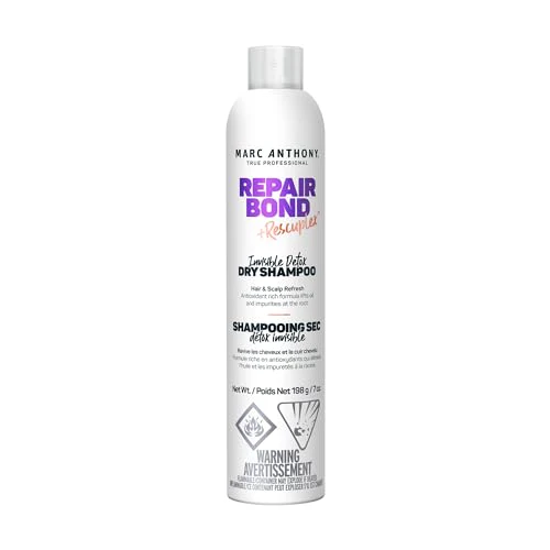 Marc Anthony Dry Shampoo - Detox & Strengthen Damaged Hair with Rescuplex, 7 oz