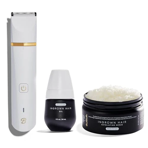 Bushbalm Francesca Trimmer & Sweet Escape Bundle - Smooth Skin Care Routine for Bumps - 236ml & 30ml