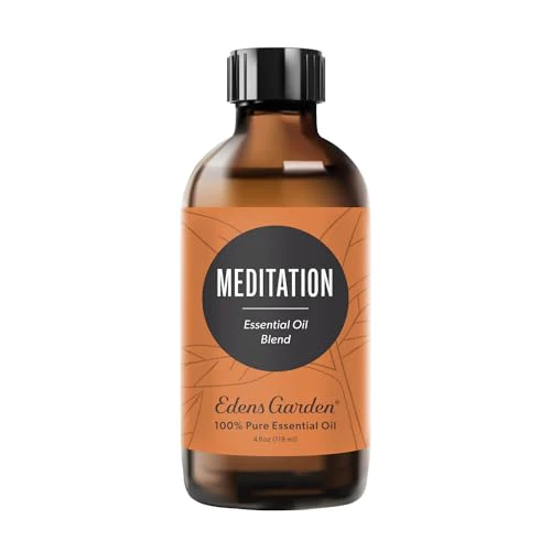 Edens Garden Meditation Essential Oil Blend - Mood Booster, Mindfulness Support - 118ml