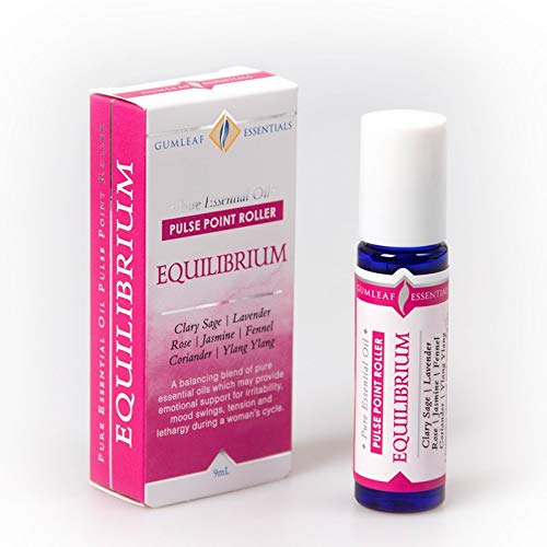 Gumleaf Essentials Equilibrium Pulse Point Roller - 100% Pure Essential Oils, Vegan - 9ml