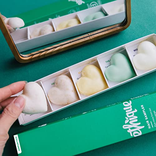 Ethique Hair Sampler - Vegan Shampoo & Conditioner Bars, Plastic-Free Travel Set - 5 Mini Bars - Image 2