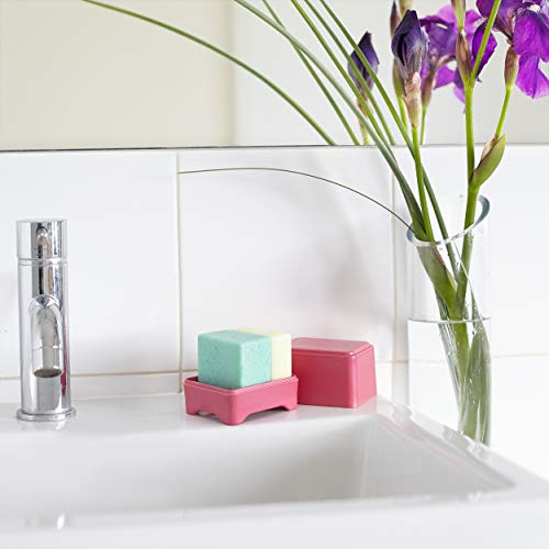 Ethique In-Shower Container - Keeps Shampoo & Conditioner Bars Dry, Bamboo & Corn Starch - 1 Pack - Image 8