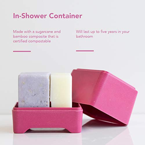 Ethique In-Shower Container - Keeps Shampoo & Conditioner Bars Dry, Bamboo & Corn Starch - 1 Pack - Image 9