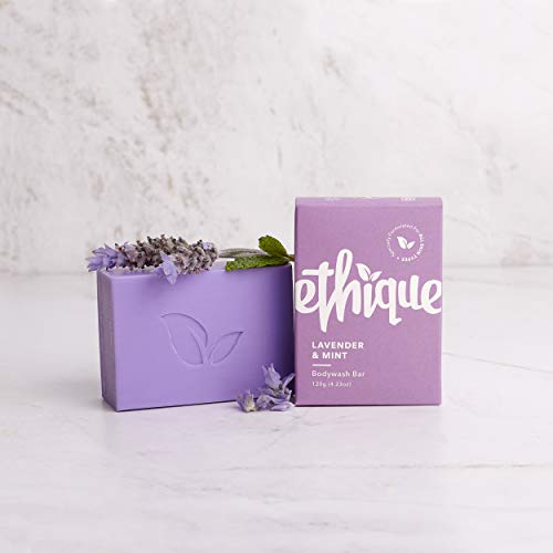 Ethique Lavender & Peppermint Body Wash - Creamy Natural Formula, Plastic-Free - 4.23 oz (Pack of 2) - Image 4