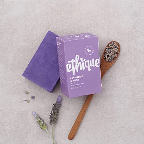 Ethique Lavender & Peppermint Body Wash - Creamy Natural Formula, Plastic-Free - 4.23 oz (Pack of 2) - Image 5