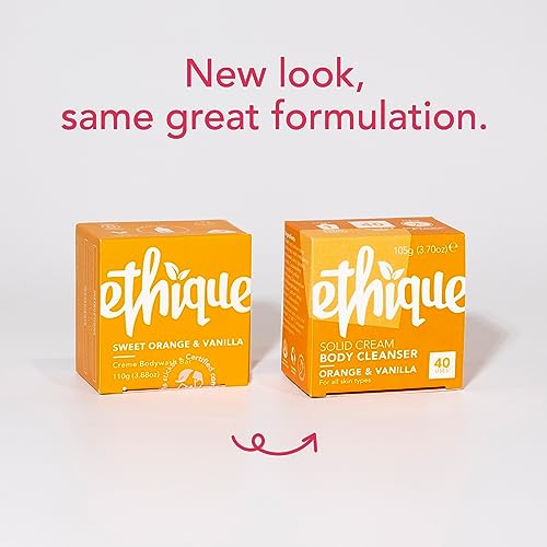 Ethique Body Wash - Hydrating, pH Balanced for Sensitive Skin, Vegan & Plastic-Free - 3.7 oz - Image 3