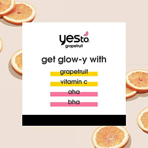 Yes To Grapefruit Facial Peel - Brightens, Exfoliates, Antioxidants, 95% Natural - 12 Pads - Image 3