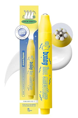 CHASIN' RABBITS Bunny Line Smoother Eye Cream - Reduces Wrinkles & Dark Circles, Vegan - 0.5oz