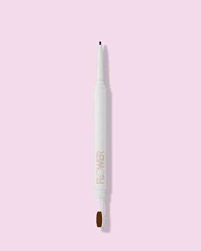 FLOWER BEAUTY Microbrow Pencil - Precise Hair-Like Strokes, Vegan Formula - Espresso