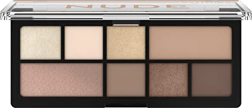 Catrice Eyeshadow Palette - Bold Color Payoff, Vegan & Cruelty-Free, 8 Shades - Pure Nude
