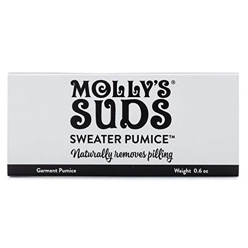 Molly's Suds Sweater Pumice - Naturally Removes Pilling, Safe for Fabrics - 0.6 oz