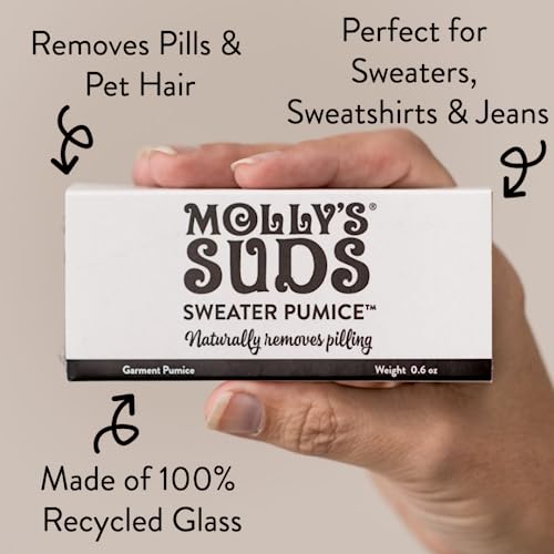 Molly's Suds Sweater Pumice - Naturally Removes Pilling, Safe for Fabrics - 0.6 oz - Image 4