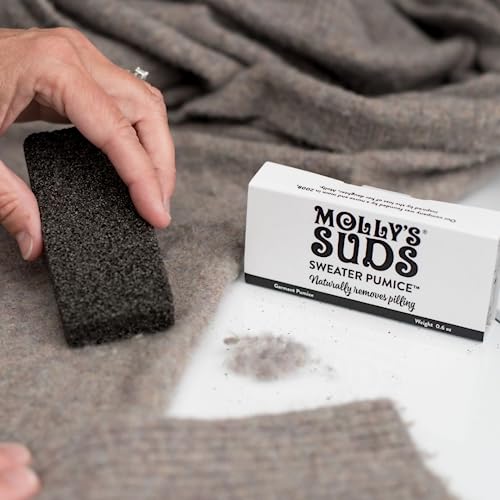 Molly's Suds Sweater Pumice - Naturally Removes Pilling, Safe for Fabrics - 0.6 oz - Image 5