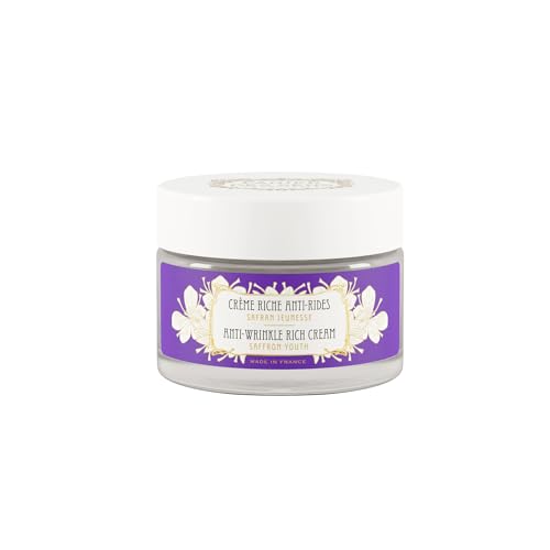 Panier des Sens Face Cream - Hyaluronic Acid & Saffron, Anti-Wrinkle & Firming - 1.7oz