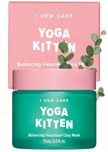 I DEW CARE Heartleaf Clay Mask - Blemish Control & Skin Refinement, Kaolin & Heartleaf - 2.5oz