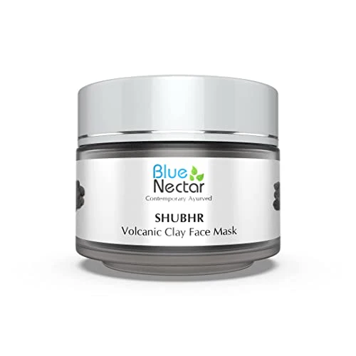 Blue Nectar Face Mask - Minimizes Pores, Deep Cleansing, Volcanic Ash & Green Tea - 100ml