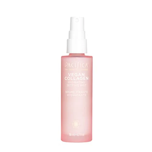 Pacifica Beauty Face Mist - Hydrating Vegan Collagen, Vitamin C, 100% Glass Bottle - 1.7 fl oz