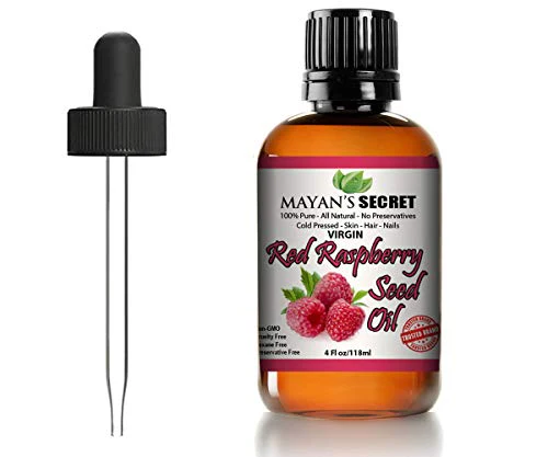 Mayan’s Secret Red Raspberry Seed Oil - 100% Pure Moisturizer for Face & Hair - 1 fl oz