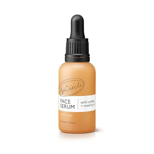 UpCircle Face Serum - Brightening with Vitamin C & Coffee Oil, Hydrating & Vegan - 1oz
