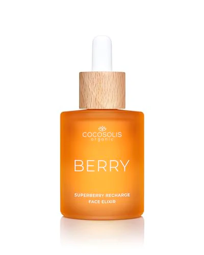 COCOSOLIS BERRY Face Serum - Nourishing Elixir with Organic Oils, Vitamin E - 30ml