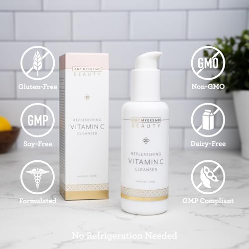 Amy Myers MD Face Wash - Nourishing Vitamin C Cleanser with Rosehip & Reishi - 4 FL Oz - Image 2
