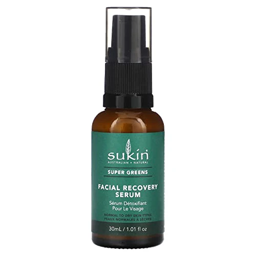Sukin Face Serum - Enhances Skin Radiance, Antioxidant-Rich, Vegan - 1.01 fl oz (30 mL)
