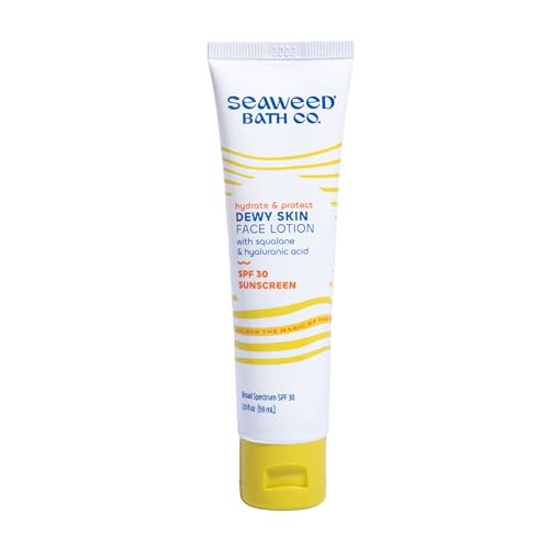 Seaweed Bath Co. Sunscreen - Hydrating SPF 30 with Seaweed, Hyaluronic Acid - 2oz