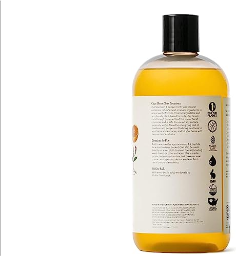 Koala Eco Natural Floor Cleaner - Plant-Based, Biodegradable, Mandarin & Peppermint - 24oz - Image 4