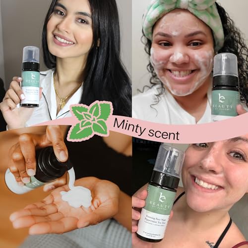 Foaming Face Wash - Deep Cleansing, Non-Drying, Gentle with Aloe Vera & Glycerin - 8oz - Image 5