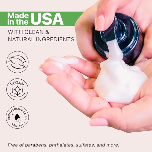 Foaming Face Wash - Deep Cleansing, Non-Drying, Gentle with Aloe Vera & Glycerin - 8oz - Image 7